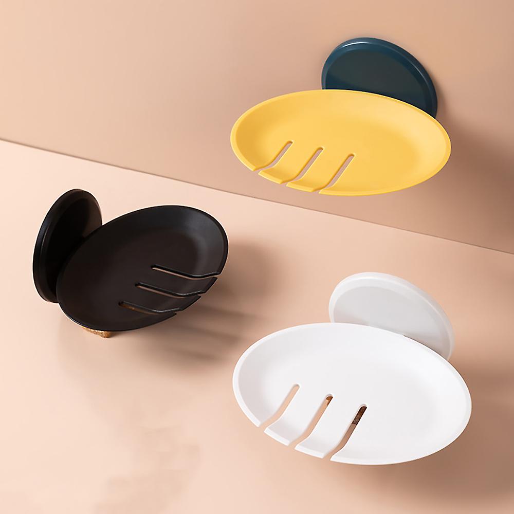 Set of 3pcs Self Adhesive Wall Mounted Soap Dish,Wall Mounted Soap Holder
