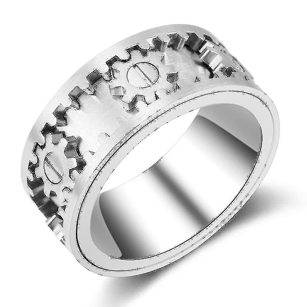 Anxiety Stress Relieving Rings Man Couples Rotating Mechanical Ring