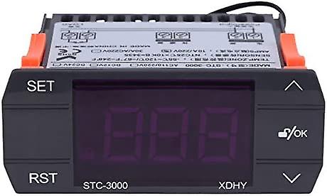 AC110V-220V Mini Thermostat Digital Touch Temperature Controller with Sensor for Greenhouses, Cold Room, Farms(110-220V10A)