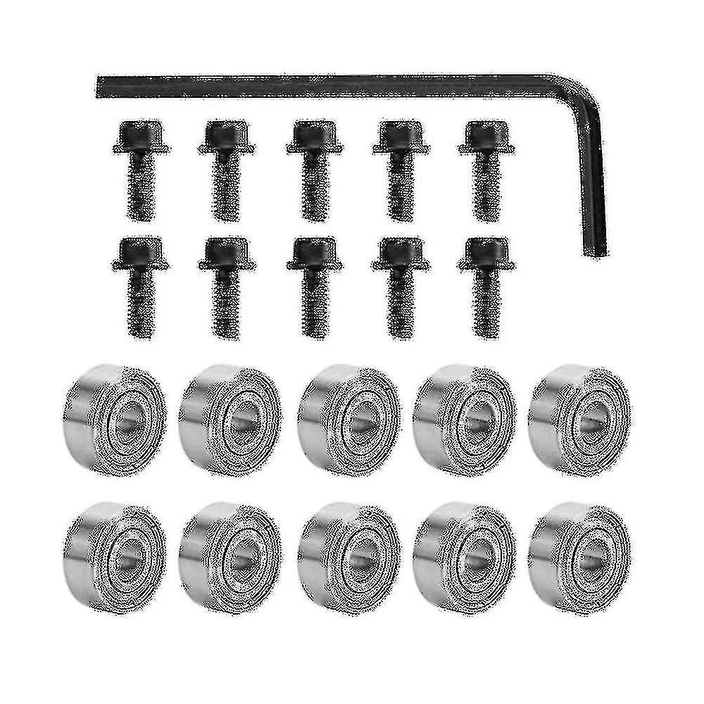 Router Bit Bearings Router Bit Top Bearing Kit Interior Dia: 3/16inch & Outer Dia: 1/2inch Router B