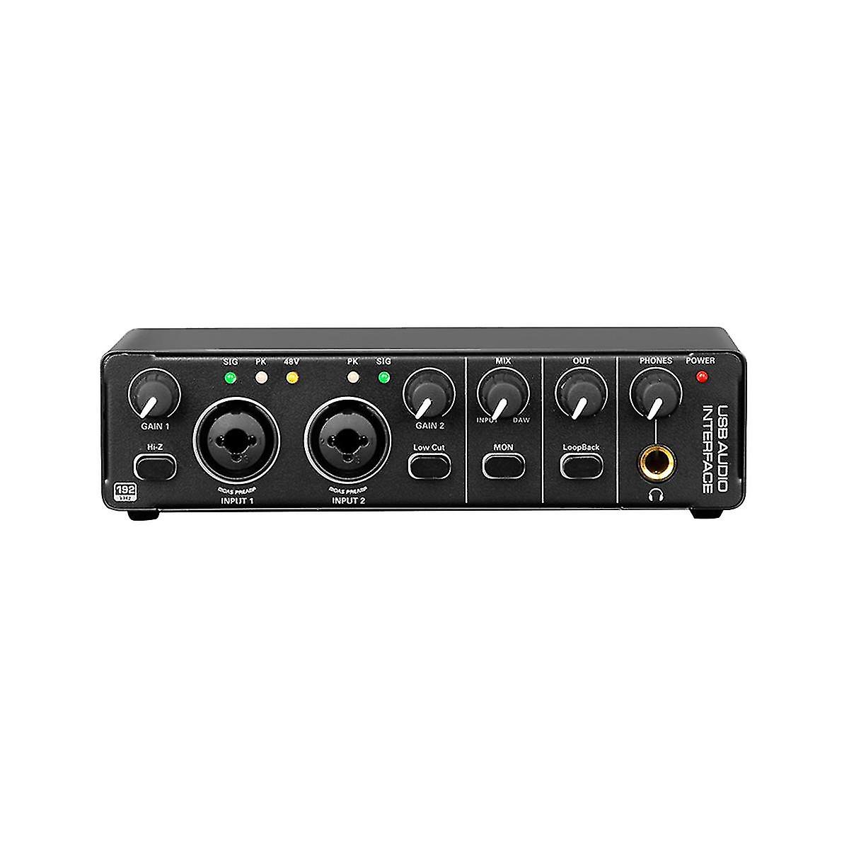 4 Channel Interface Small External Audio Recording Professional Sound Card Recorder Function For Recording Of Singing