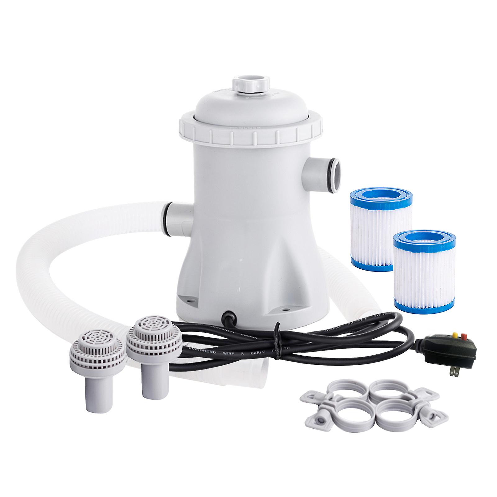 Pool Filter Pump 330 Gph Paddling Pool Electric Water Pump