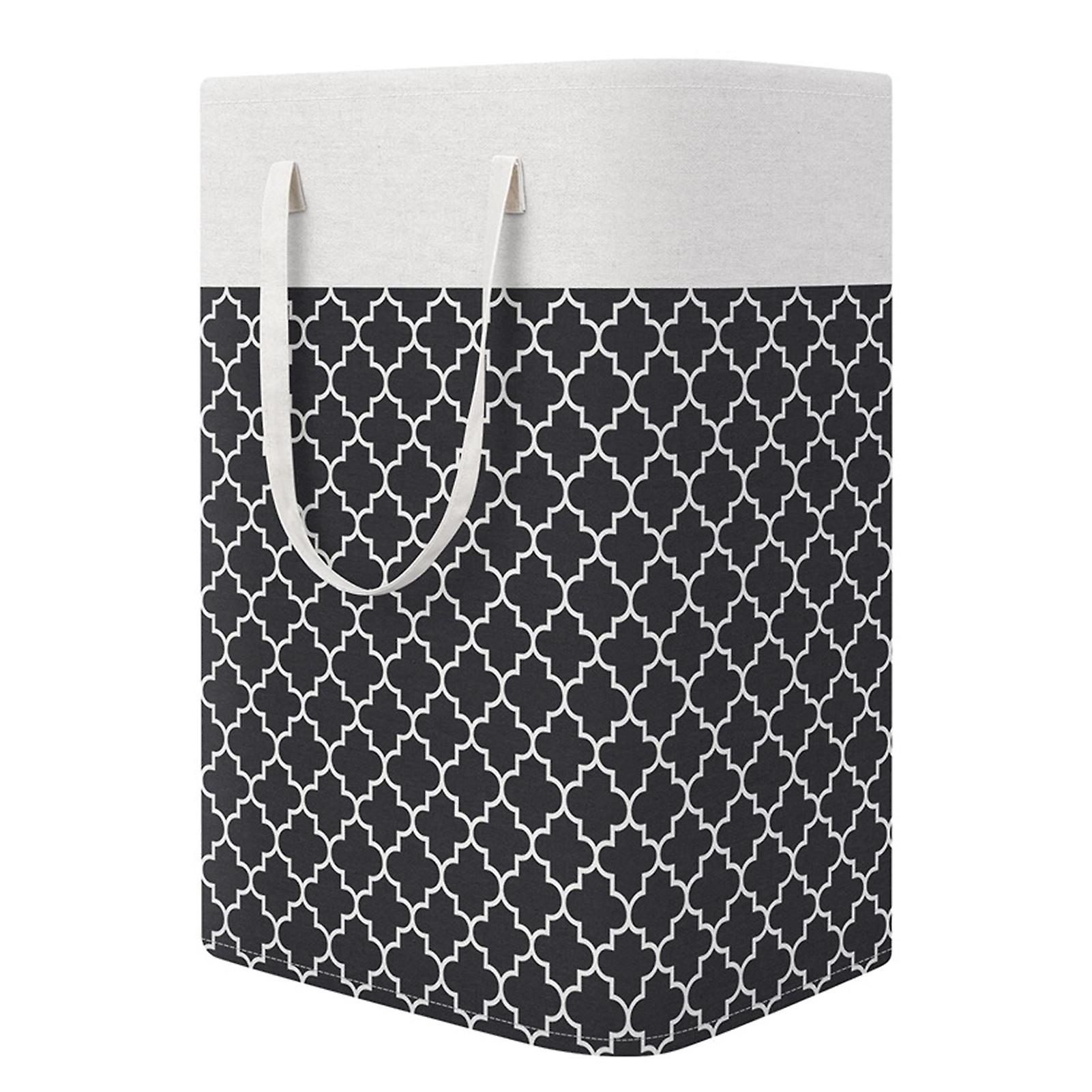 Collapsible Storage Organizer With Portable Handles Basket