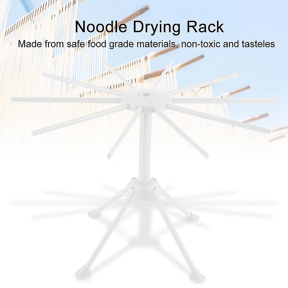 Noodle Spaghetti Pasta Drying Rack Stand Dryer Foldable Kitchen Tool (White)