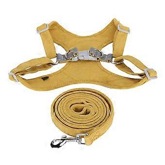 No Choking Pet Dog Harness with Traction Rope Vest Type Comfortable Breathing StrapGinger XS