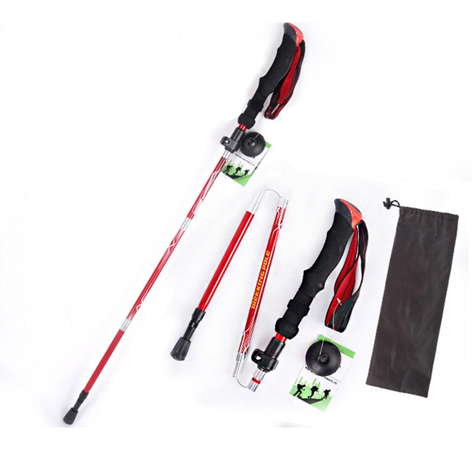 Foldable Portable Trekking Poles Lightweight Non-Slip Walking Sticks Mountaineering Essentials Accessories For Women Men