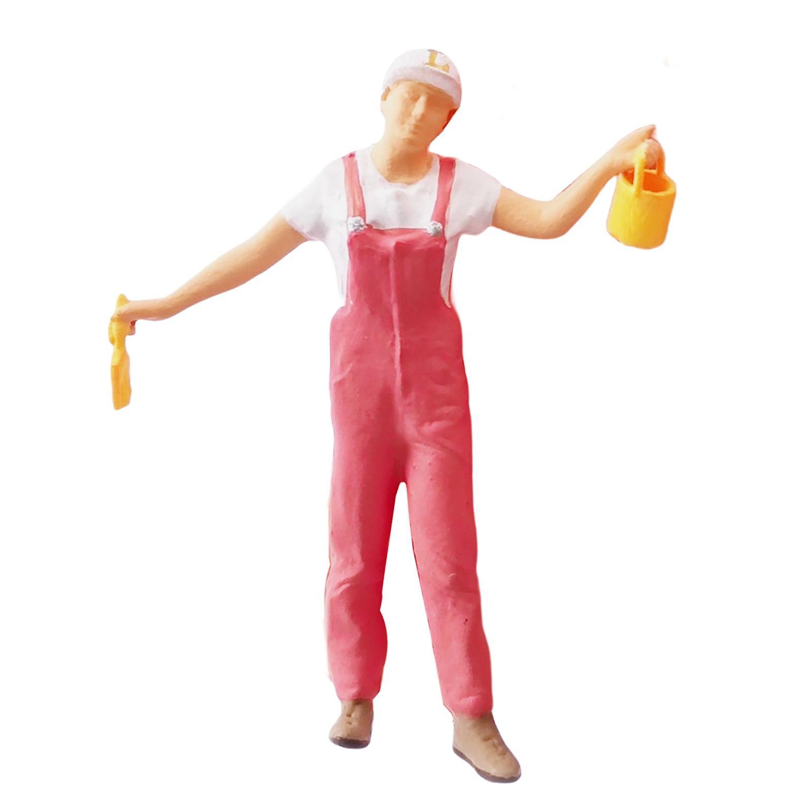 1:64 Scale Miniature Painter Model Figures Street Scene For Sand Table Scene A
