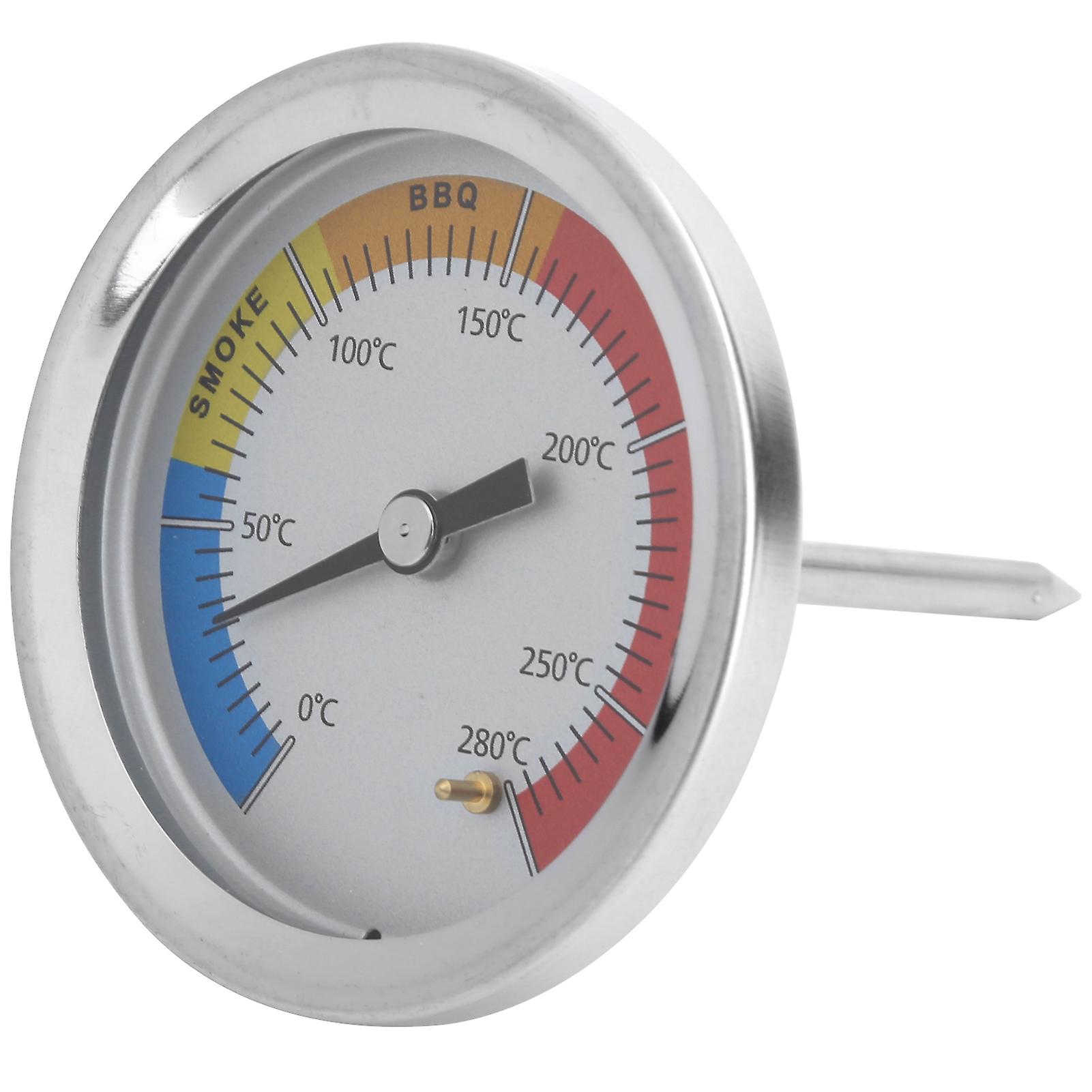 0-280℃ Stainless Steel Oven Thermometer 68mm Dial Pointer