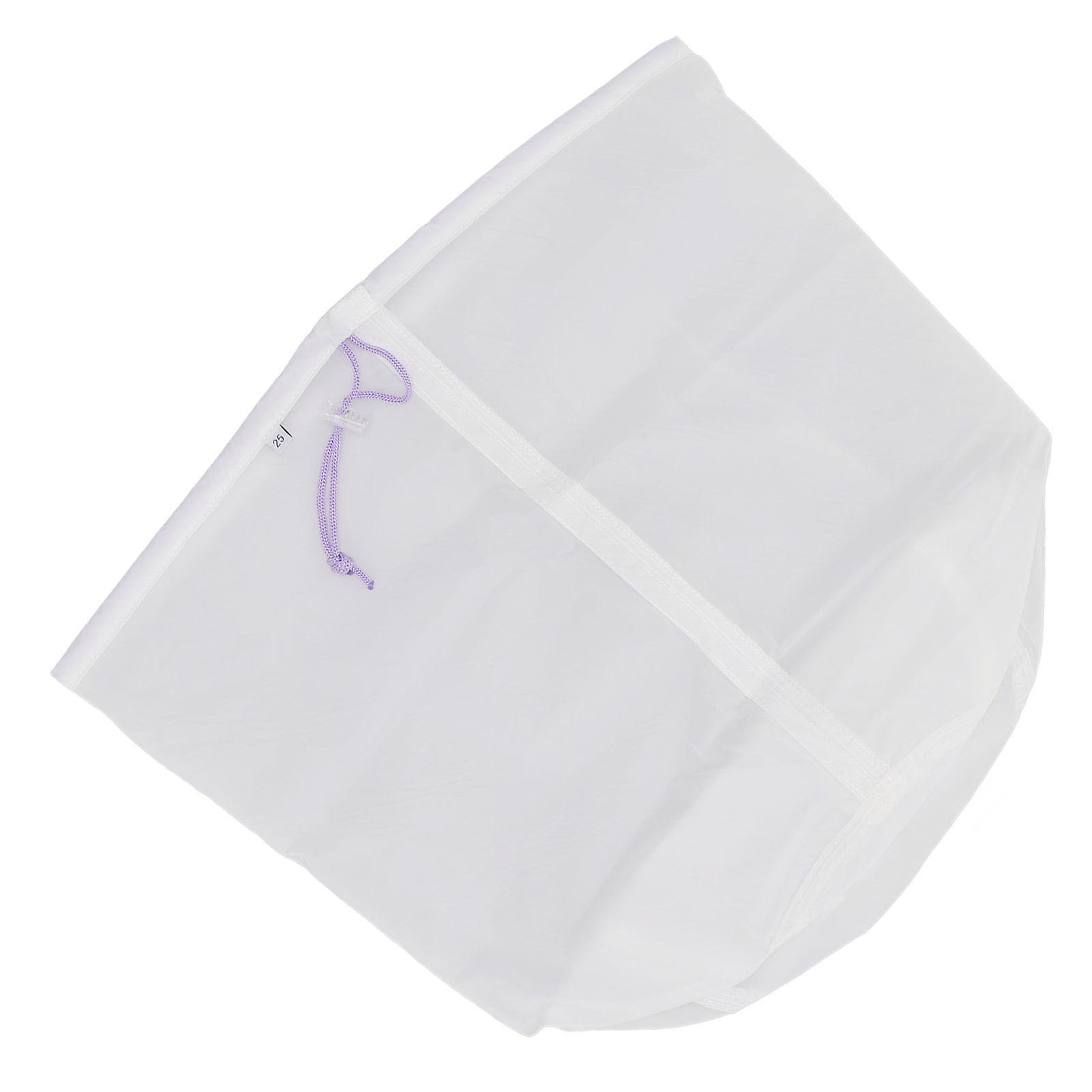 5 ליטר שקיות חליטה שקית סינון יין רשת עדינה במיוחד לבישול ביתי חלב דבש סגול (25 מיקרו) 