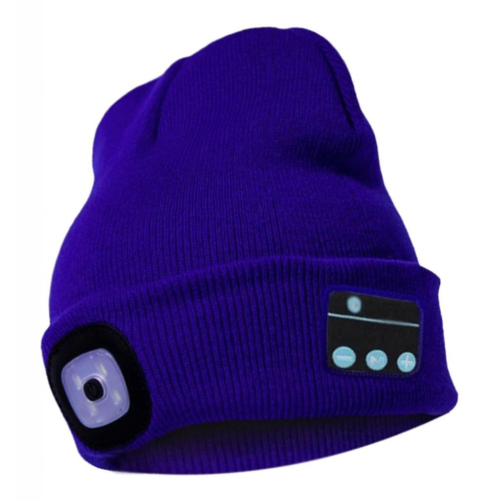 Bluetooth Beanie Hat Winter Music Cap with Wireless Stereo Earphone Black