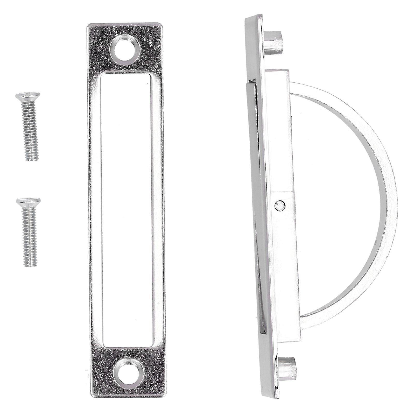 Concealed Zinc Alloy Handle Set 100x21x38mm Rotatable Cabinet Pull