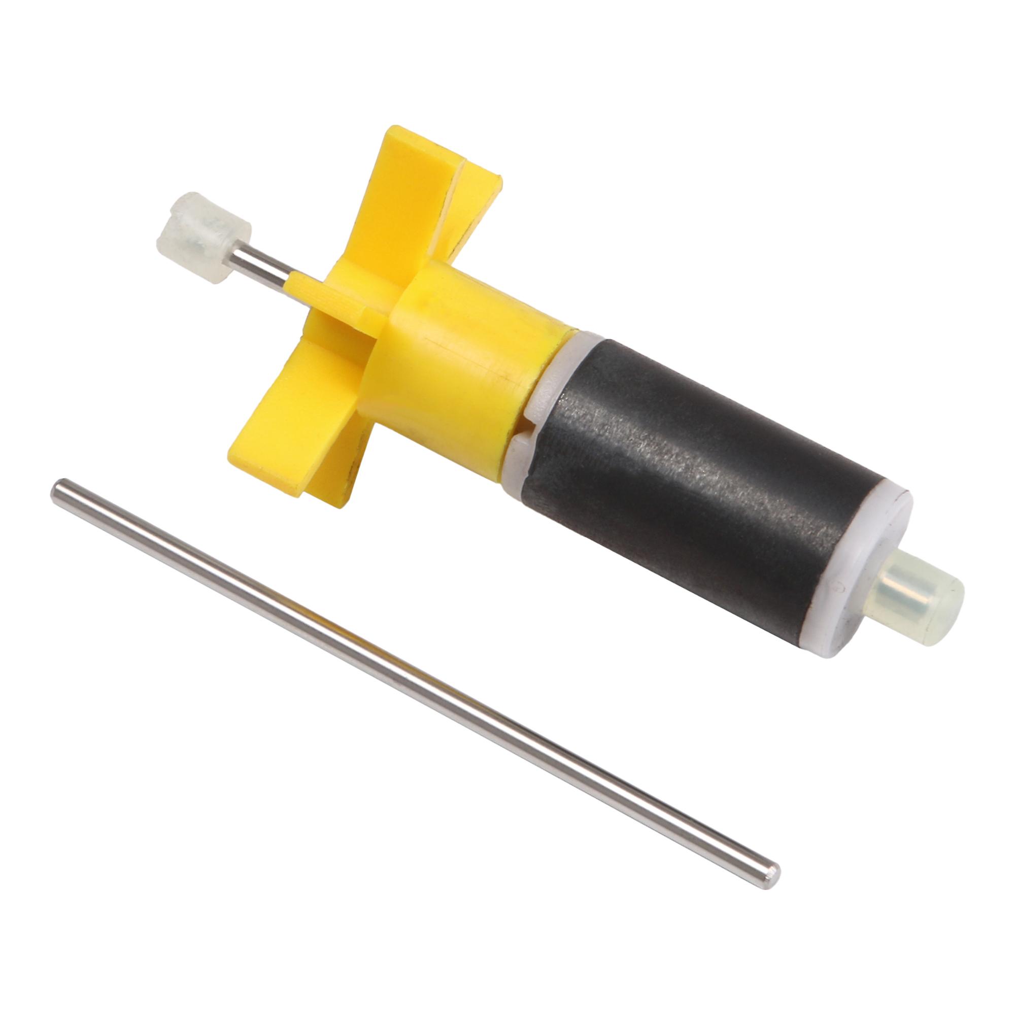 Miniatyr vattenpump rotor pump utbytesdelar 16mm gul