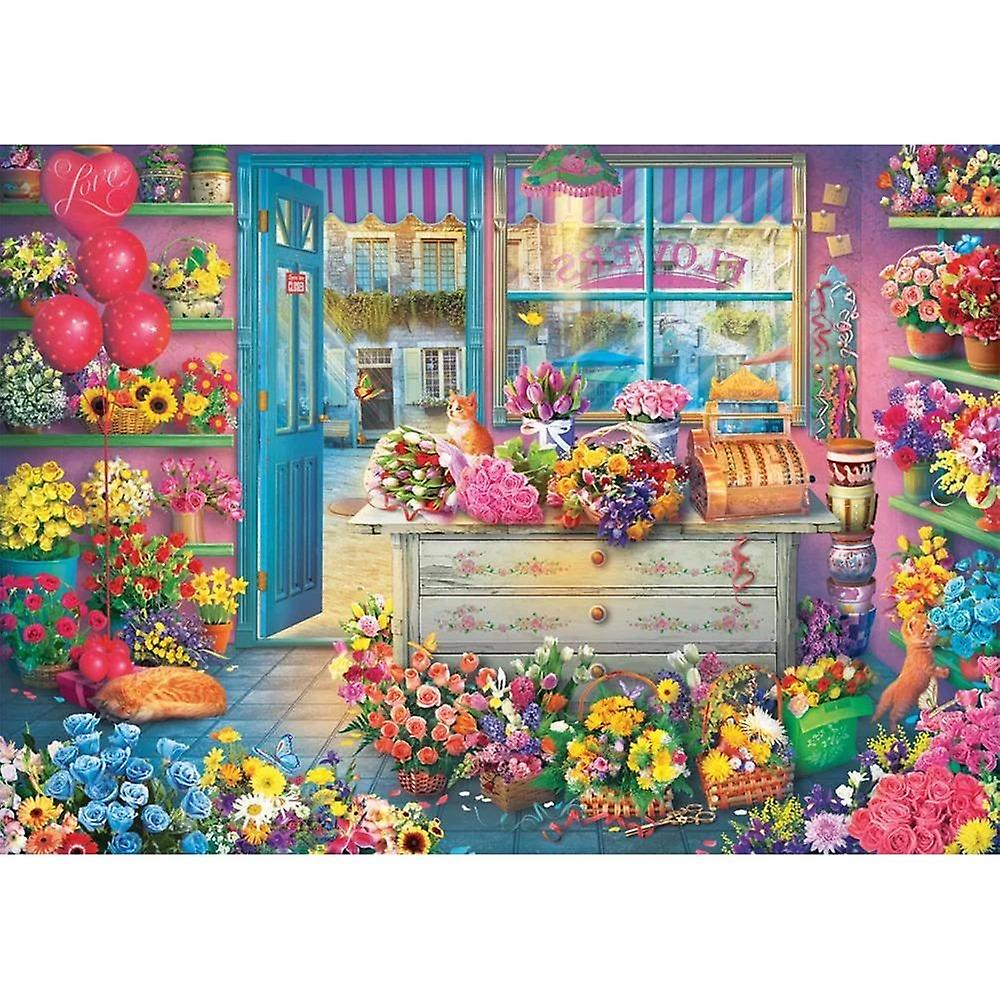 Schmidt Colourful Flower Shop 拼图游戏(1000 块)