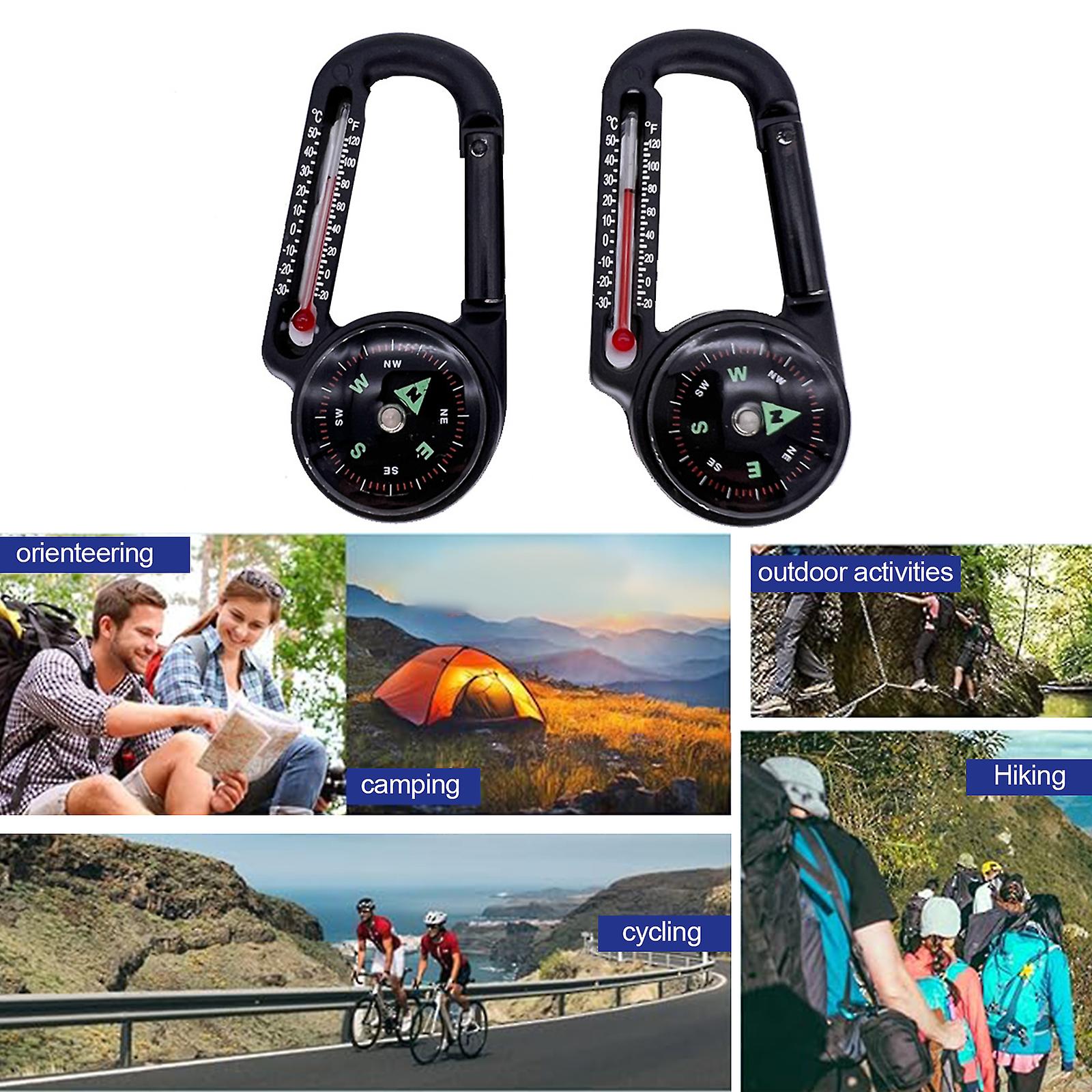 Pocket Survival Compass,Portable Handheld Navigation Tool for Hiking Backpacking