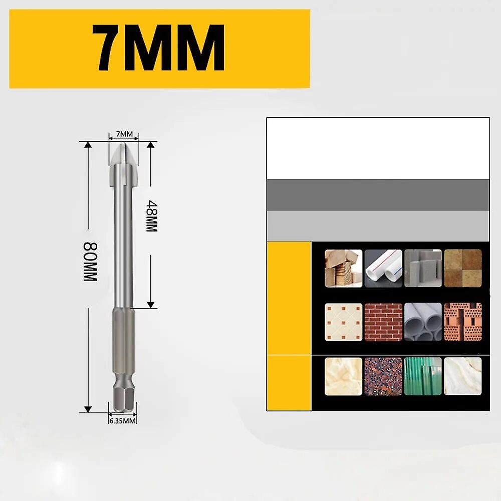 1PC Universal Drill Tool Drill Hole Opening Power Tools Cross Multi-function Triangle Drill Hole Opener~3942