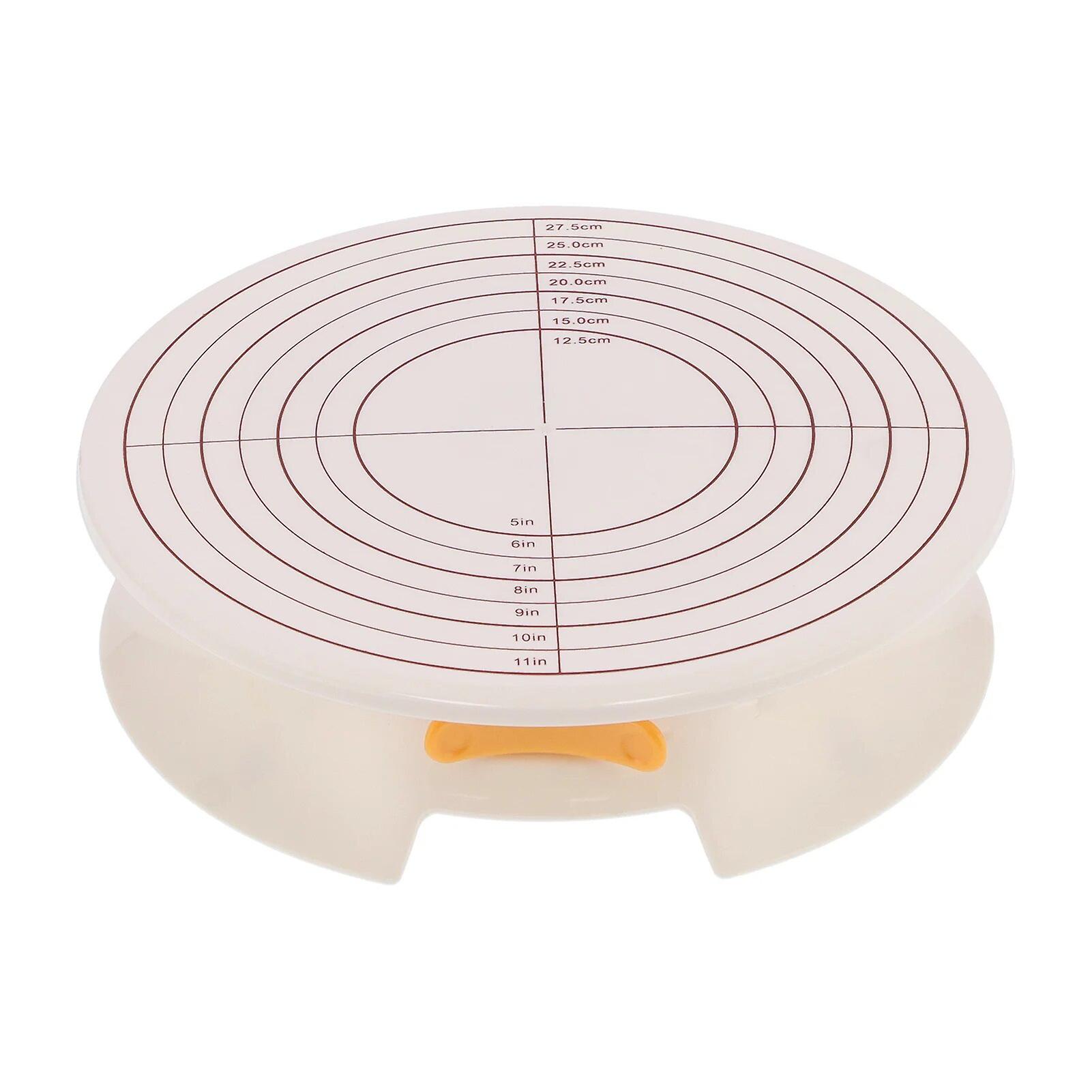 Cake Turntable Cake Decorating Stand Cake Stand with Scale for Home~6434