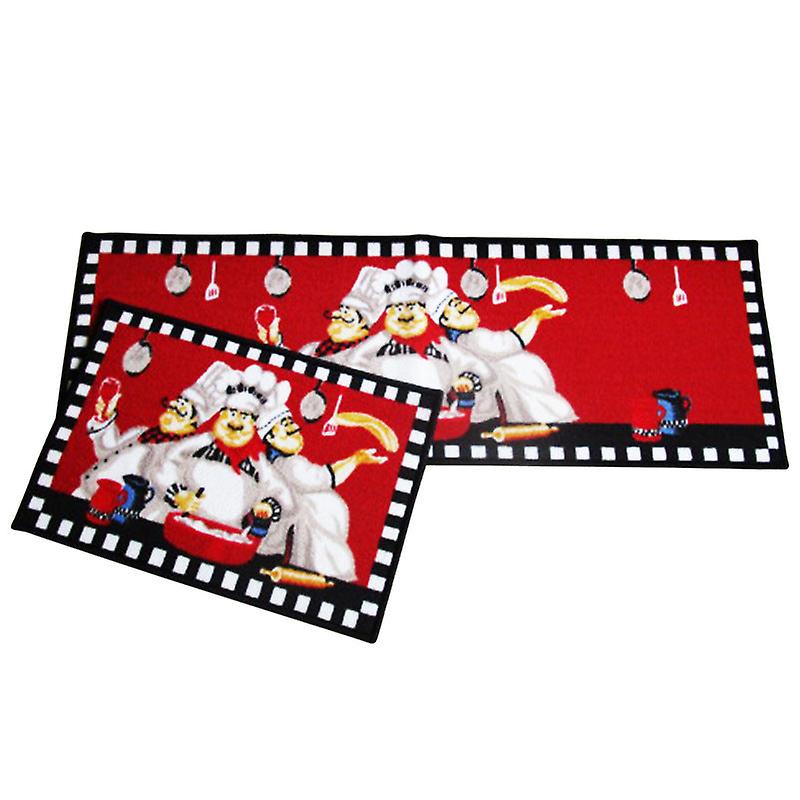 Bath Mat Non Slip Absorbent Shower Bathroom Rug Carpet Red Machine Washable