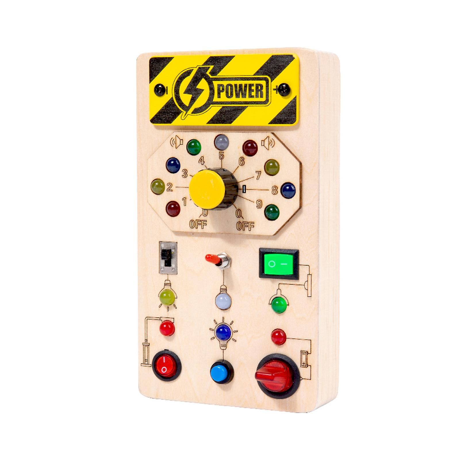Led Anahtarı Oyuncak ile Ahşap Meşgul Kurulu Öğretim Yardımcıları Anahtar Devresi ile Seyahat Oyuncak Meşgul Kurulu Erkekler Kızlar için kelime fonetik