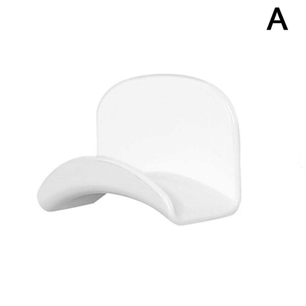 Punch-Free Headphone Bracket Storage Hook Adhesive Black / White