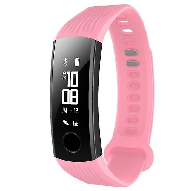 Connected Silicone replacement strap for Huawei Honor Band 3 pink