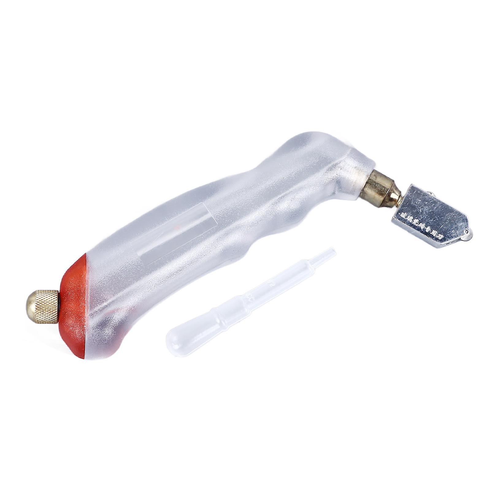 Multi Functional Glass Cutter Handheld Oil Feed Tool for Cutting Tile Mirror Window Glass Precision and Easy Operation