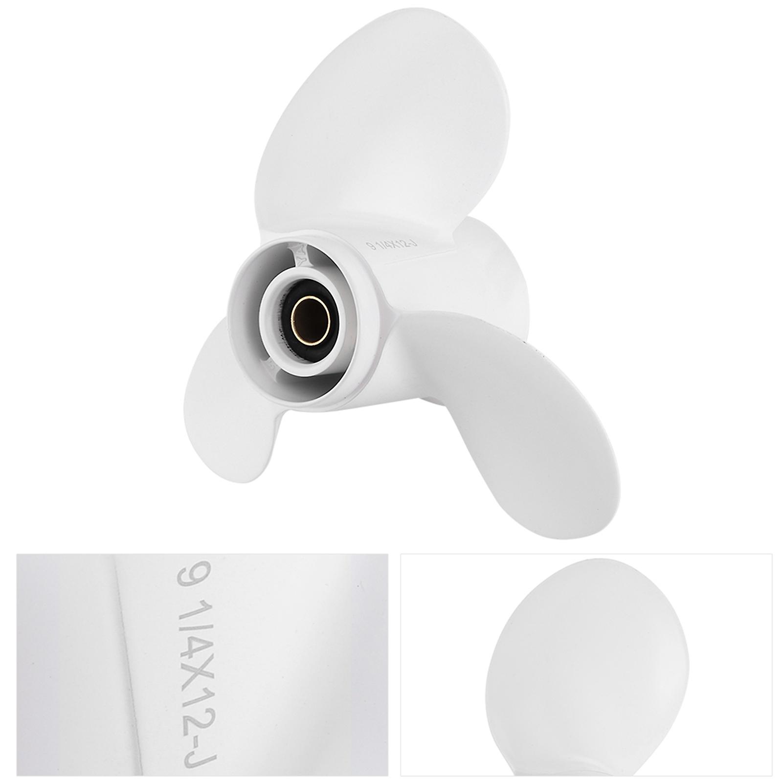 Outboard Propeller 8 Spline Tooth 3 Blades 683‑45941‑00‑EL 9 1/4 X 12 Fit for 9.9‑15HP