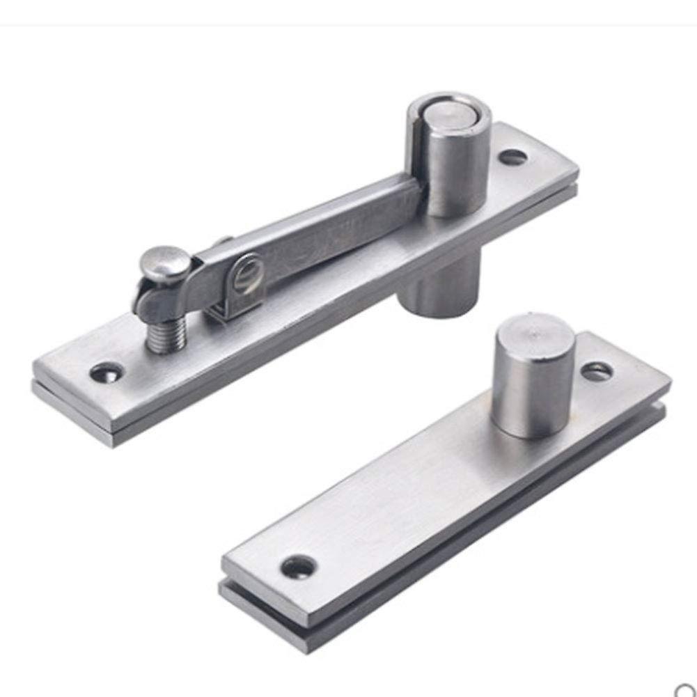 Door Pivot Hinge, 2Pcs 360 Degree Rotation Hidden Door Shaft Pivot Hinges(130 x 25 mm)
