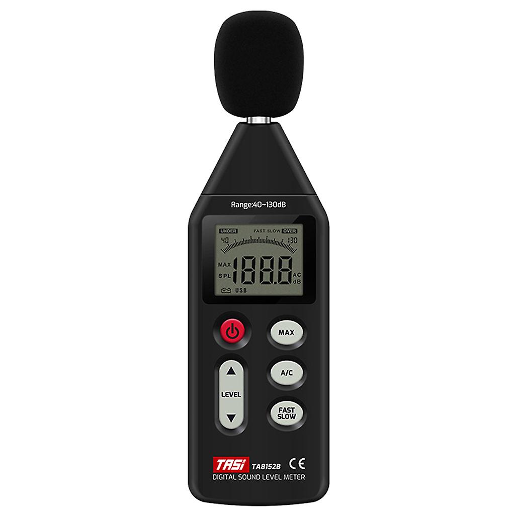 TA8152B Digital Sound Level Meter Noise Meter USB Data Connection LCD Measuring