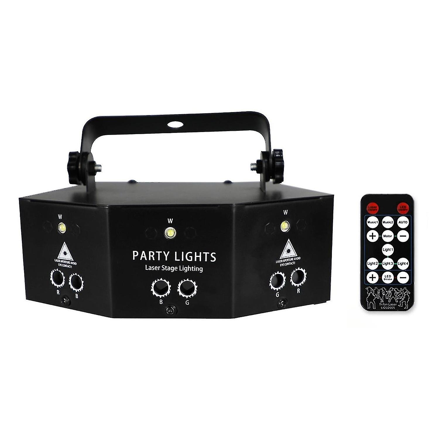 9 Eyes LED Stage Lighting LED Strobe Light Voice Control Remote Control