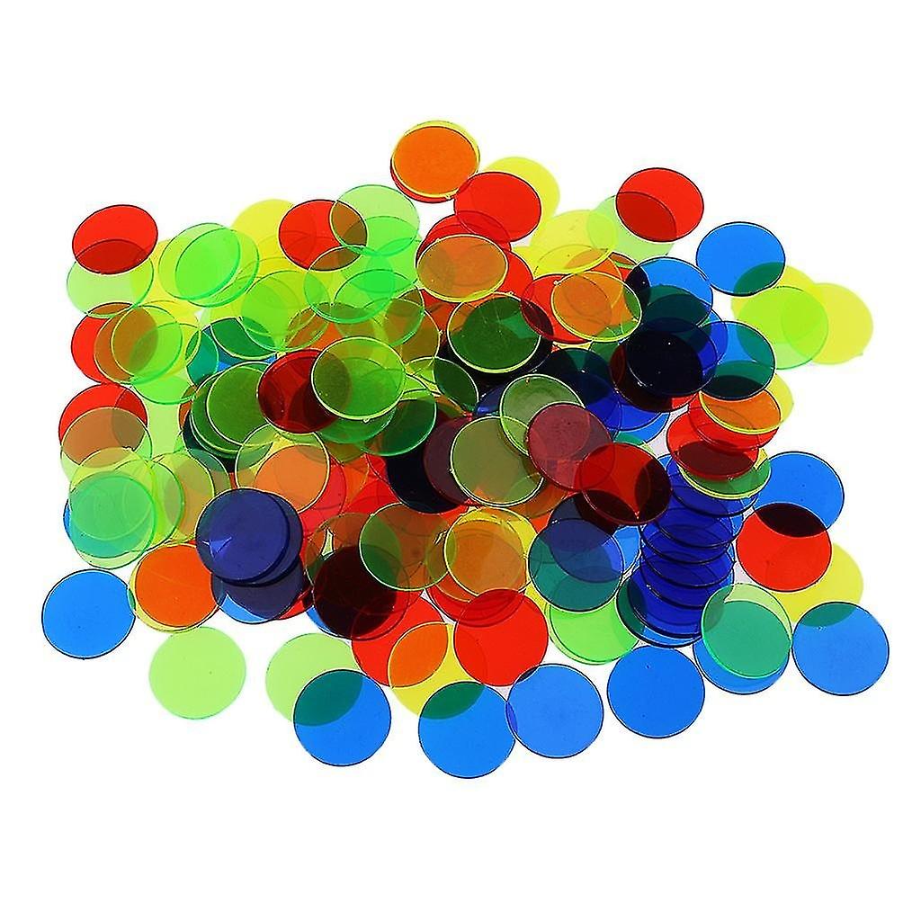 300pcs Professional Bingo Game Chips Counting Bingo Chips Plastic