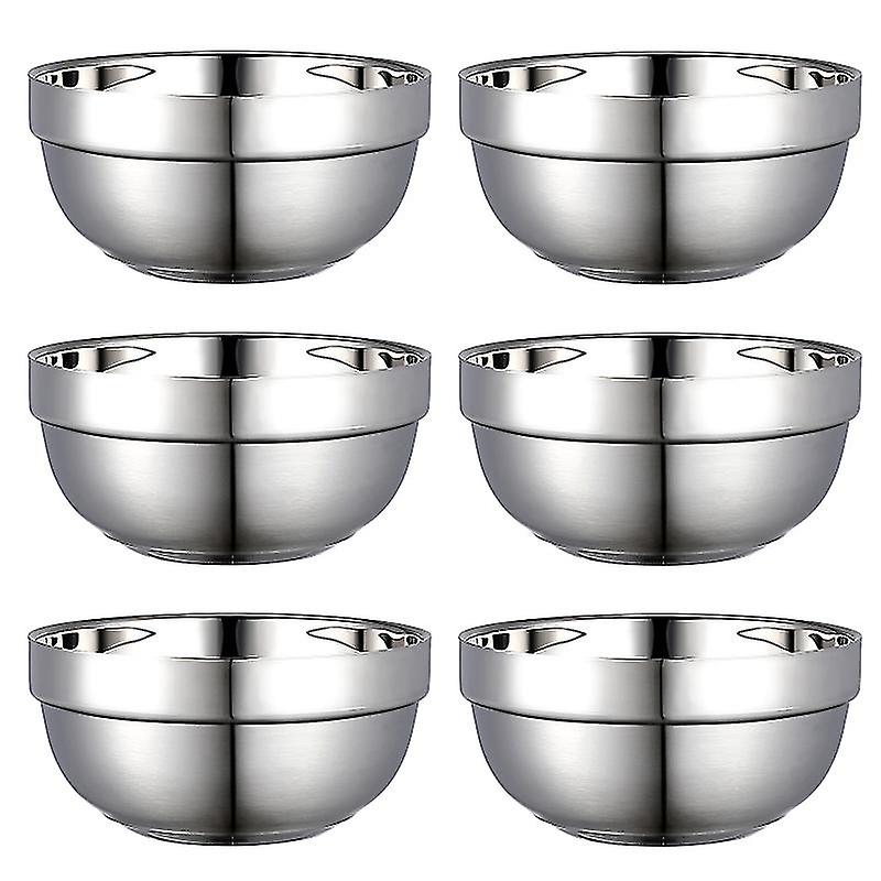6pcs Double Layer Bowls