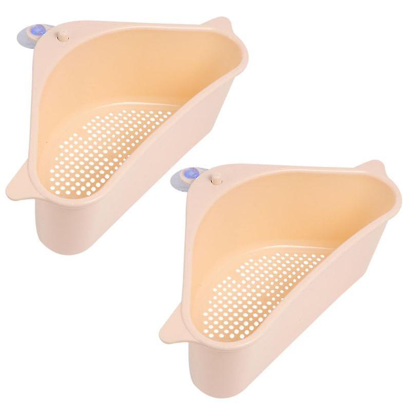 2pcs Sink Suction Cup Basket