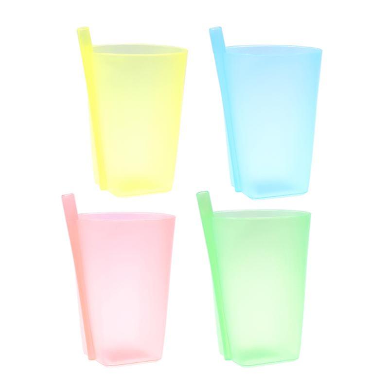 4pcs Straw Cups For Kids