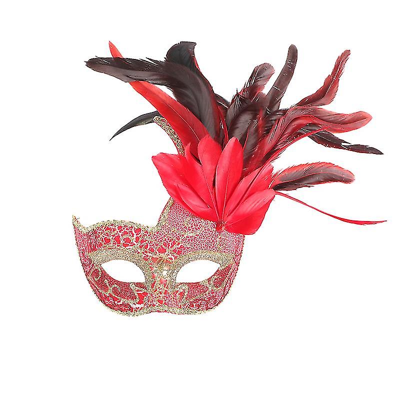 1pcs Feathers Mask For Halloween Decorations