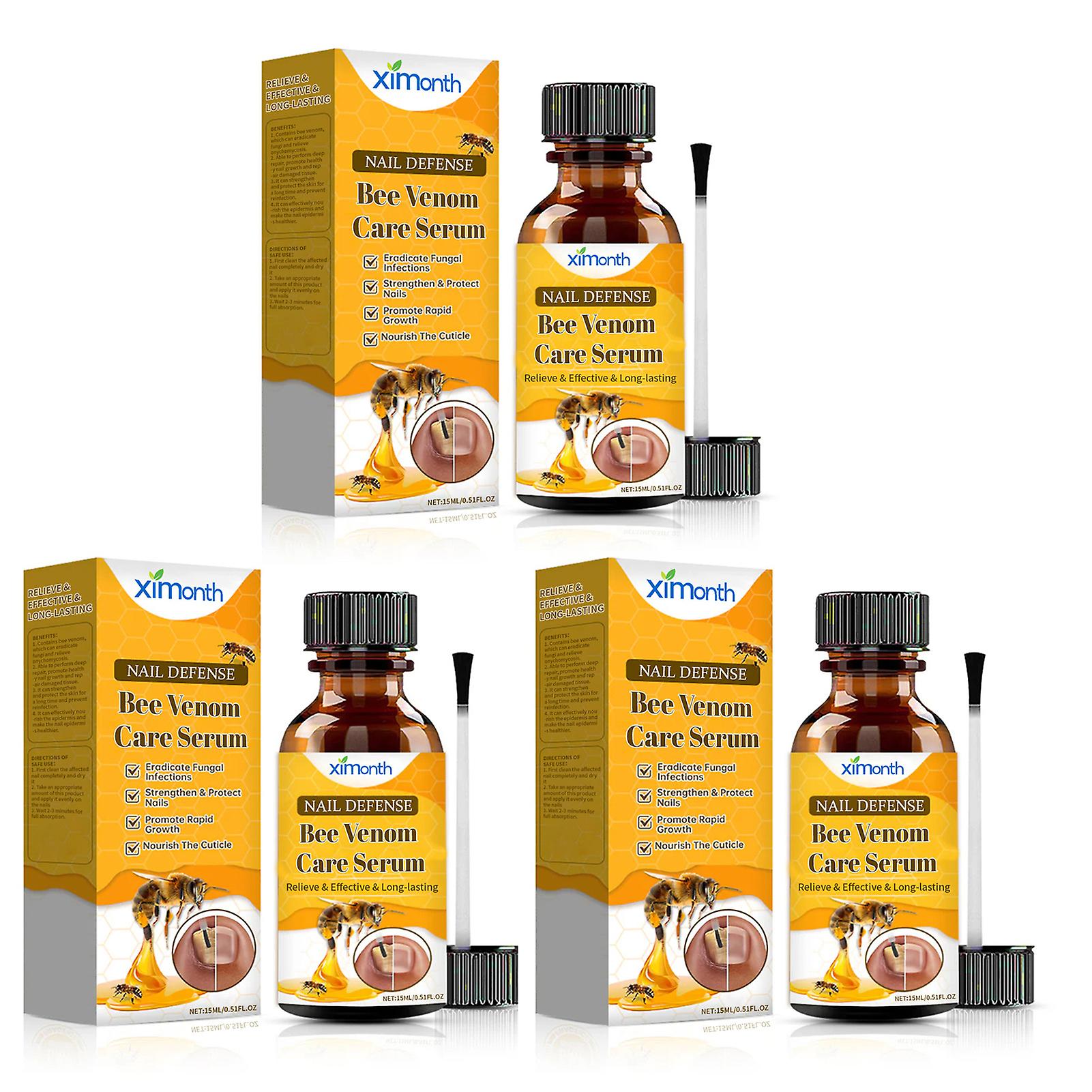 Nail Defense Bee-Venom Treatment Serum Ισχυρός ορός αποκατάστασης ανάπτυξης νυχιών για λεπτά νύχια για ανάπτυξη νυχιών