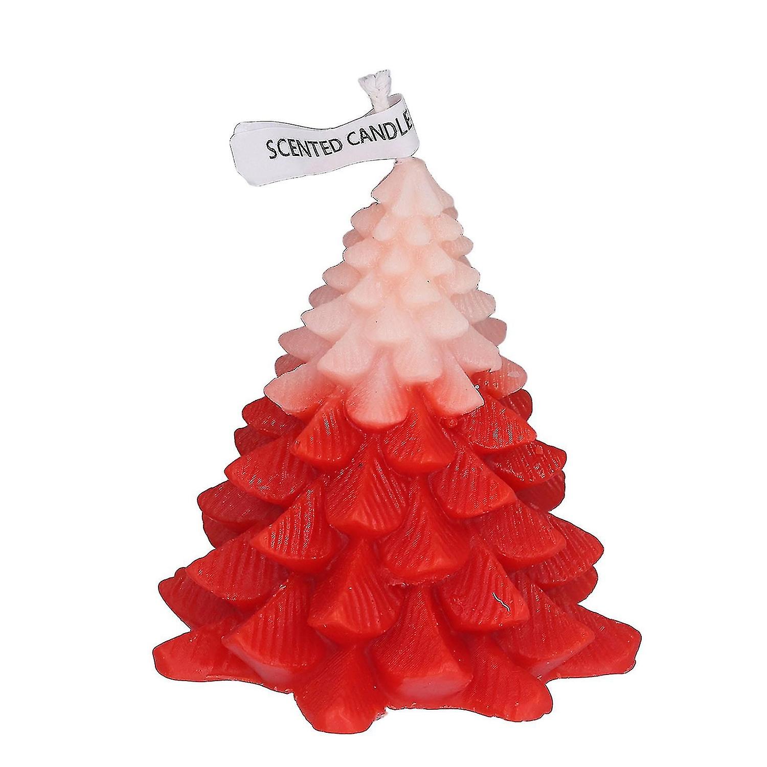 Tree-Shaped Soy Wax Candles - Fragrant Home Decor for Holidays