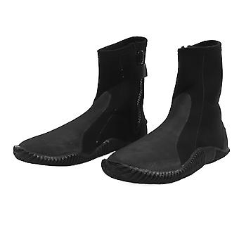2024 1 paire de chaussures d’eau 5MM bottes de plongée haut haut glissant surf chaussures de natation pour les activités nautiques de plage noir taille 10 43/44