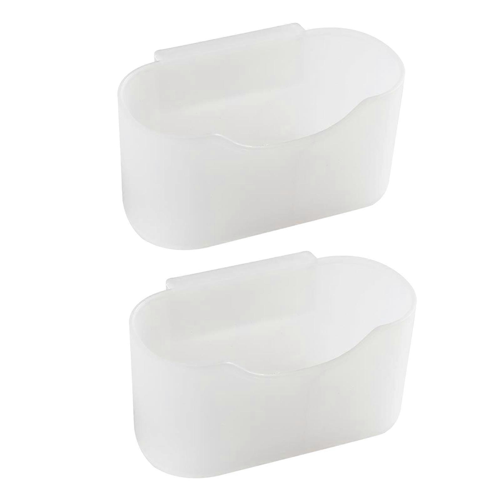 2pcs Refrigerator Mini Door Organizer Space Saving Wide Mouth Movable Sliding Fridge Food Container for Sauce Pack