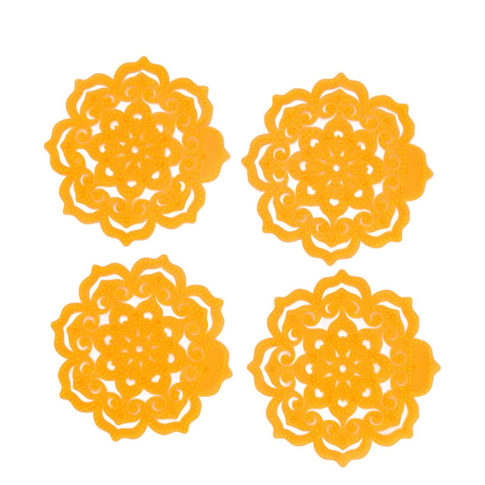 4Pcs Urinal Screen Deodorizer 97g Soft Glue Enzyme Bathroom