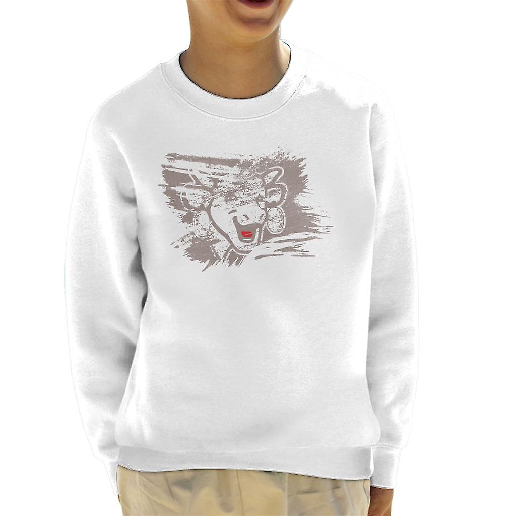 The Laughing Cow Brushstroke Kid's Sweatshirt