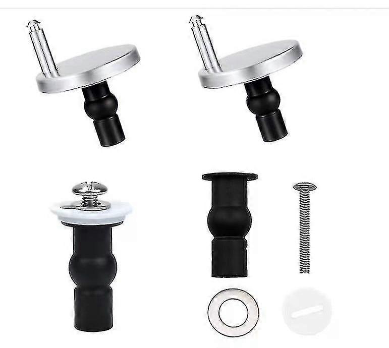 Attacco universale per sedile WC Sedile WC incernierato Coperchio del coperchio del WC Attacchi per sedile del WC Attacco per sedile WC di ricambio Sedile WC-sy