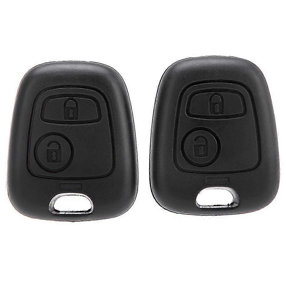 2Pcs Remote Car Keyless Key Case Shell For C1 C4 107 207 307 407 206 306 406