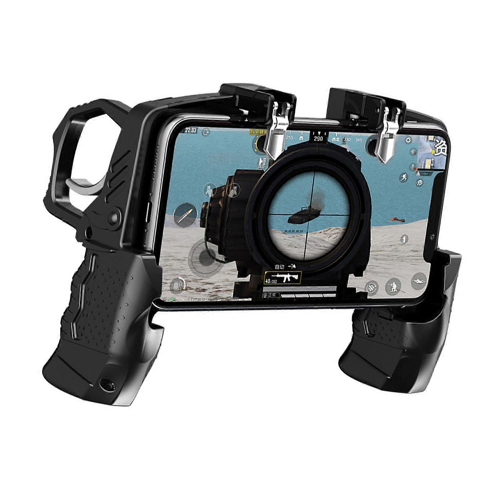 Cell Phone Gamepad Control Multifunctional Mechanical Buttons Mobile Game Controller for 4.7?6.5 Inch Phone