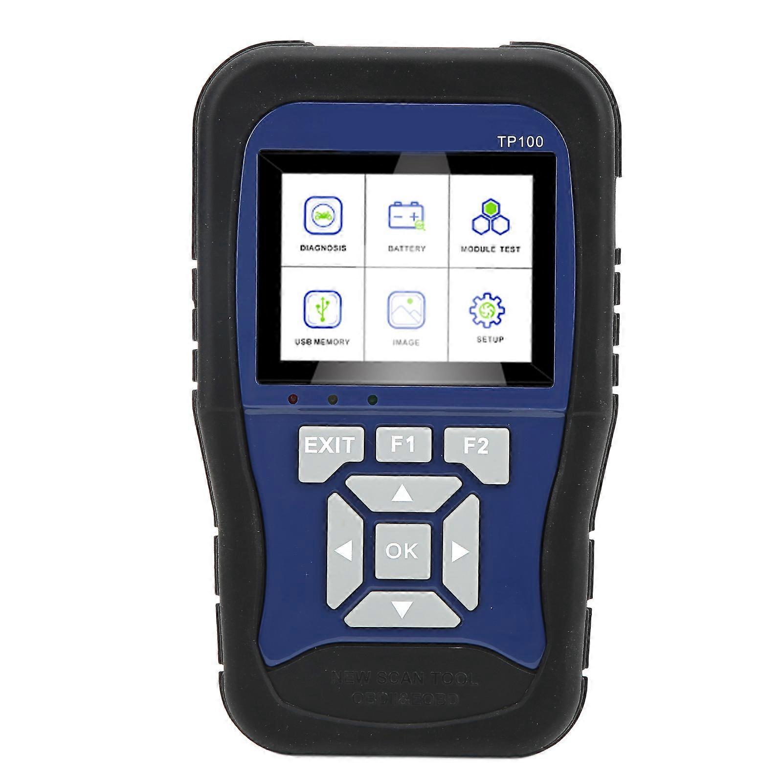 12V Motorcycle Scanner Codes Reader Battery Tester Intelligent Dual System Handheld Diagnostic Tool
