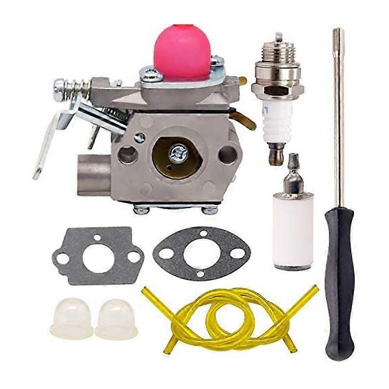 Weed Eater PE550Carburetor for Poulan GE21 PP135 Gas Edger Trimmer Carburetor for Walbro WT-630 WT-308 530071634 530069654