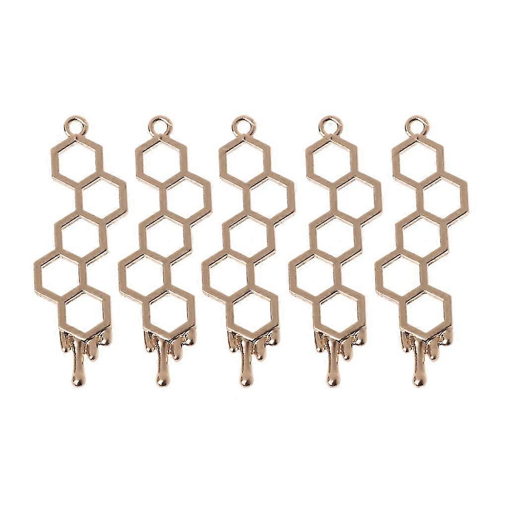 5 Pcs Open Bezel Setting Honeybee Planet Uv Resin Blank Frame Pendant With Loop