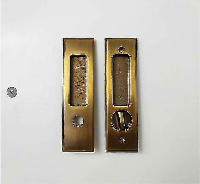 Pocket Door Handle With Key Sliding Door Lock Key Recessed Door Handle 160mm