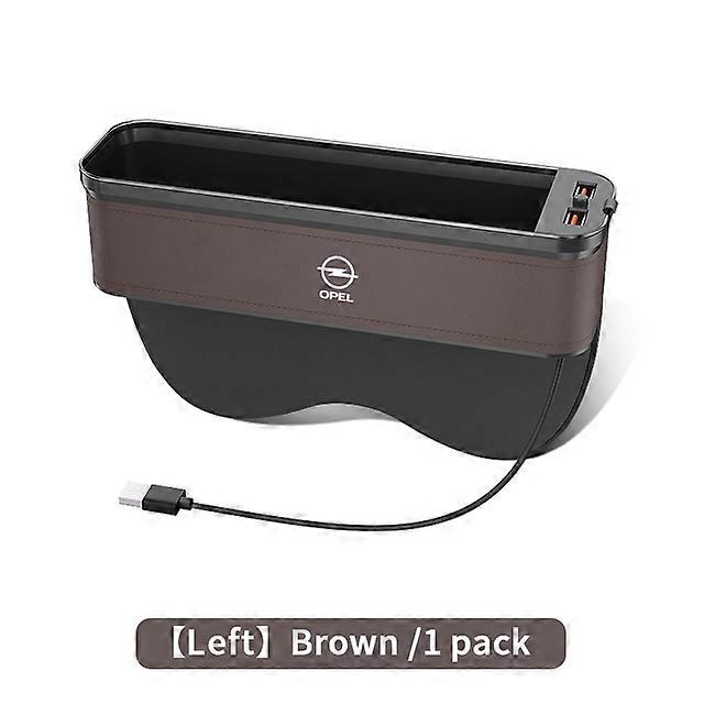 For Opel OPC LINE Astra J H G K Insignia Corsa D B E Mokka Vectra Series Car Seat Gap Luminous Leather Storage Box