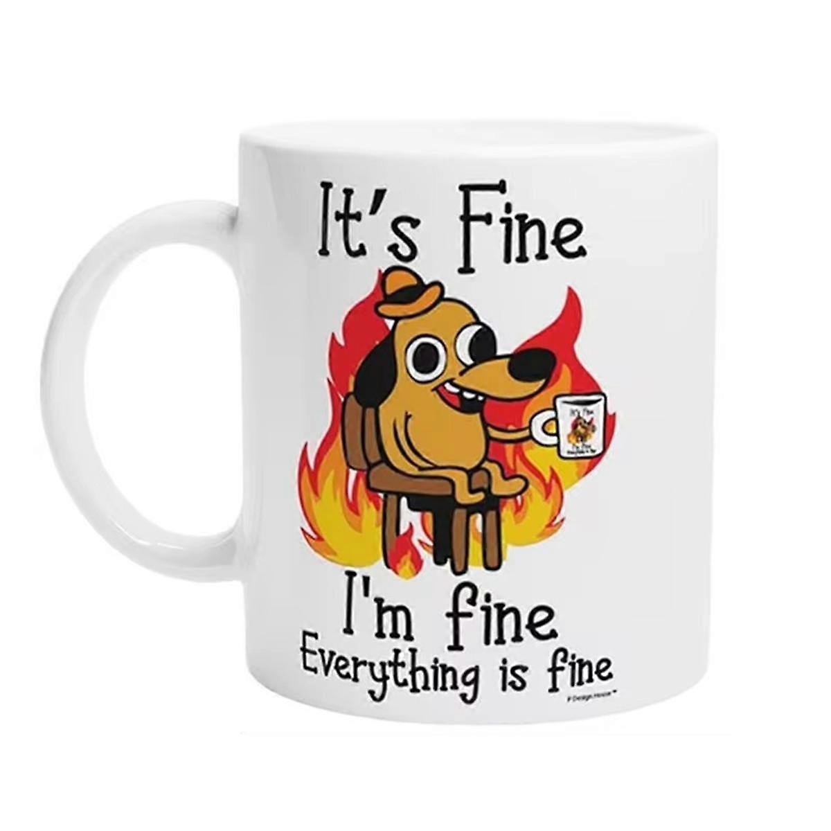 Coffee Beer Mug Cup Coffee Mugs Funny Mug Reusable Design Funny Coffee with the Words It'S Everythi