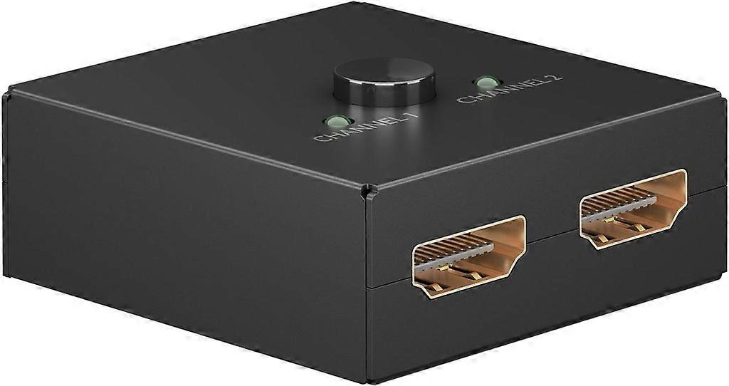 Manual Goobay 2 to 1 HDMI Switch - Black